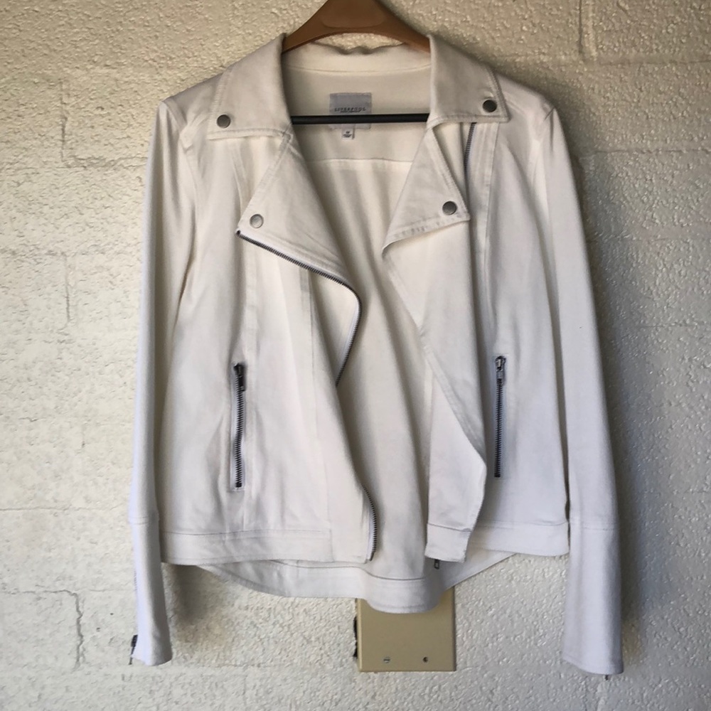 Liverpool Jeans White Moto Jacket